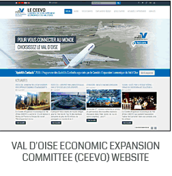 Le site du Comité d'Expansion Economique du Val d'Oise