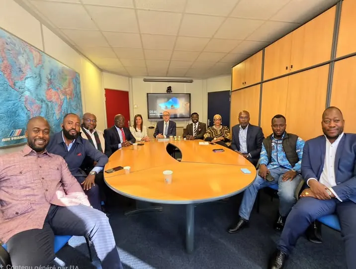 International : Accueil par le CEEVO de la délégation économique togolaise conduite par Léon K. Amène Houndjago, 1er Vice-président de l'Association des Grandes Entreprises du Togo
