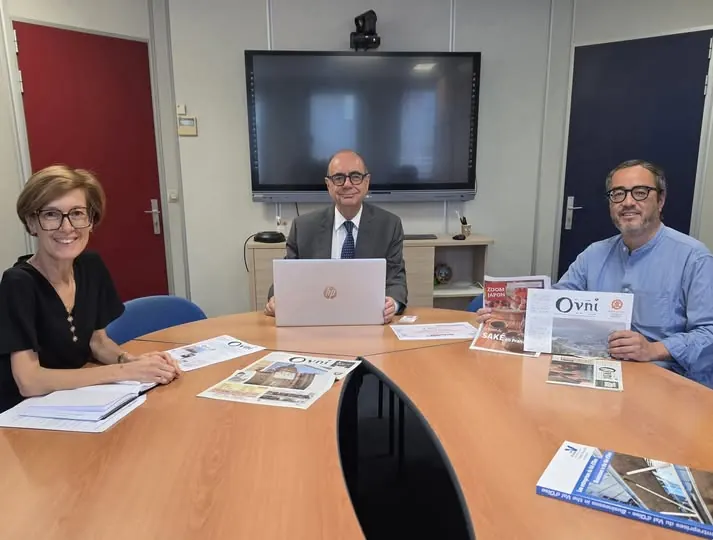 Val-d'Oise / Japon : Échanges du CEEVO avec Dan BÉRAUD, Président du Groupe Ilyfunet, éditeur du journal japonais OVNI, du magazine Zoom Japon et d'Espace Japon (Paris)