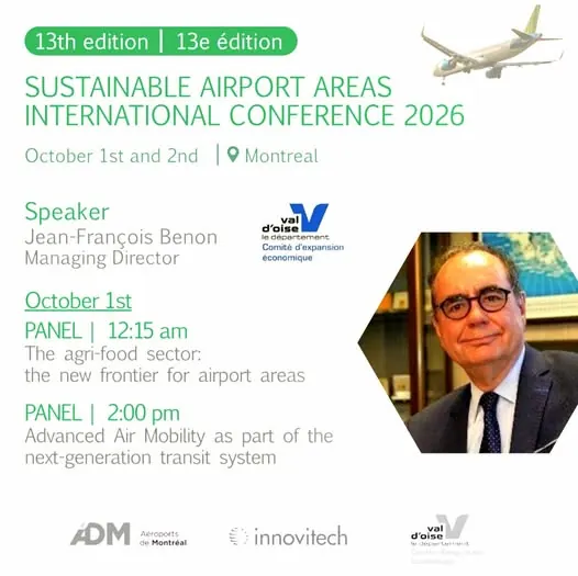 Territoires : Le CEEVO co-organise et intervient à la 13ᵉ édition de la Conférence internationale sur les places aéroportuaires durables (Sustainable Airport Areas International Conference – SAAIC), à