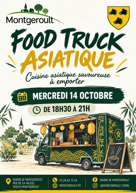 Food Truck asiatique à Montgeroult