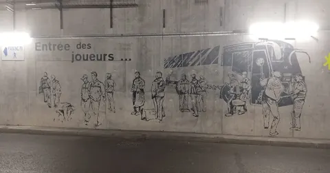 Sortie de l’accueil de loisirs au Stade de France