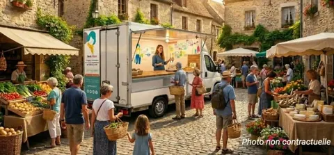 Break aidant | Marché de Chaussy | 11 oct.