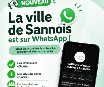 La ville de Sannois est désormais sur WhatsApp !