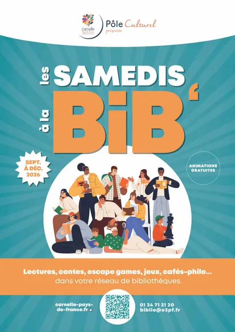 Lørdager på biblioteket: oppdag programmet for september til desember 2026! 📚