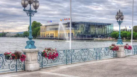 Town centre of Enghien-les-Bains